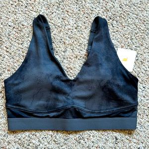 Fabletics All Day Every Day Low Impact Bra - Onyx Smudge - M
